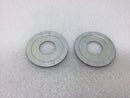 Reducing Washer (Lot Of 2) 1-1/4" To 1/2" Galvanized Steel