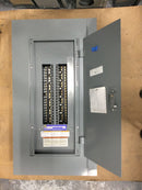 Square D Type NQ 100 Amp 3 Phase 4 Wire 120/208v NQ Panelboard Flush Mount Door 21 Space /42 Circuit