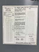Zinsco/Sylvania MLB20(15-30)C 225 Amp 15 Space 120/240V Door 27 1/8" x 13 1/4"