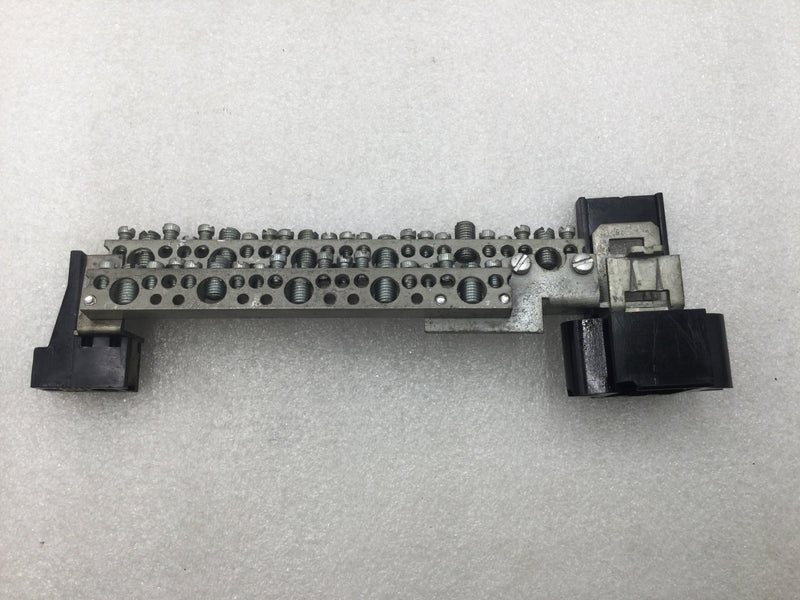 Crouse Hinds 42 Position Combo Neutral Isolated Grounding Bar 9 5/8" x 3"