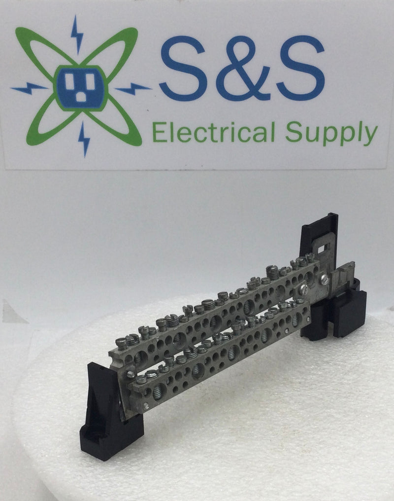 Crouse Hinds 42 Position Combo Neutral Isolated Grounding Bar 9 5/8" x 3"