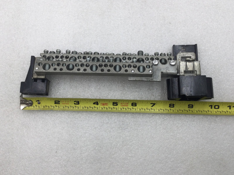 Crouse Hinds 42 Position Combo Neutral Isolated Grounding Bar 9 5/8" x 3"