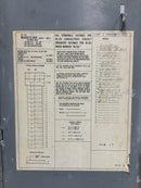 Zinsco/Sylvania MLB20(15-30)C 225A 15Sp 120/240V Door 27 1/8" x 13 1/4" - Flaw