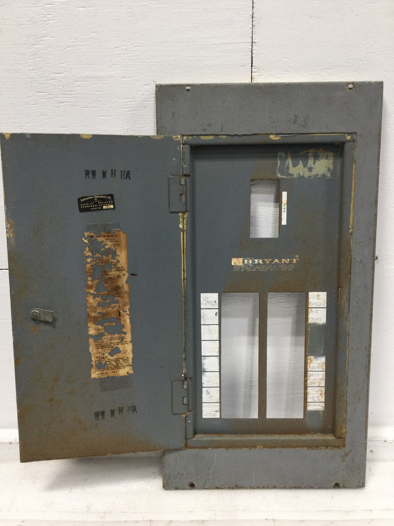 Bryant 16 Space Panel Door Only w/Main 24 3/8" x 12 5/8" - Flawed Handle