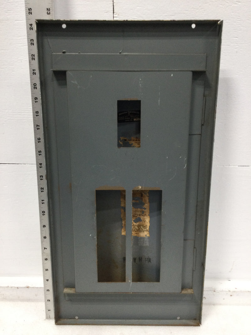 Bryant 16 Space Panel Door Only w/Main 24 3/8" x 12 5/8" - Flawed Handle