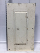 Square D QOC20MW225 225A 20 Space 120/240V Panel/Door w/Main 27 1/4" x 15 1/2"