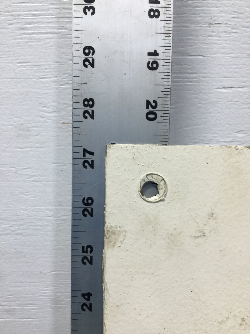 Square D QOC20MW225 225A 20 Space 120/240V Panel/Door w/Main 27 1/4" x 15 1/2"