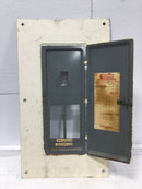 Square D QOC20MW225 225A 20 Space 120/240V Panel/Door w/Main 27 1/4" x 15 1/2"