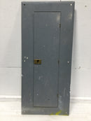 Square D HOM30L200C 200 Amp 30 Space 120/240V Cover/Door Only 35" x 15 1/2"