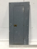 Square D HOM30L200C 200 Amp 30 Space 120/240V Cover/Door Only 35" x 15 1/2"