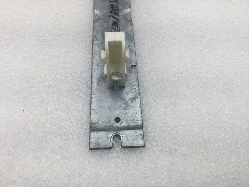 Murray 23 Position 6-14 AWG Neutral Isolated Grounding Bar 11 3/4" x 1 3/4"