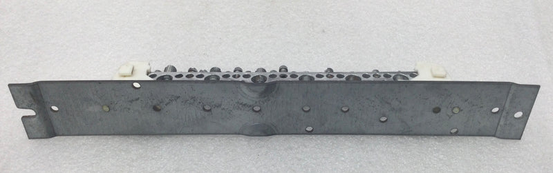 Murray 23 Position 6-14 AWG Neutral Isolated Grounding Bar 11 3/4" x 1 3/4"