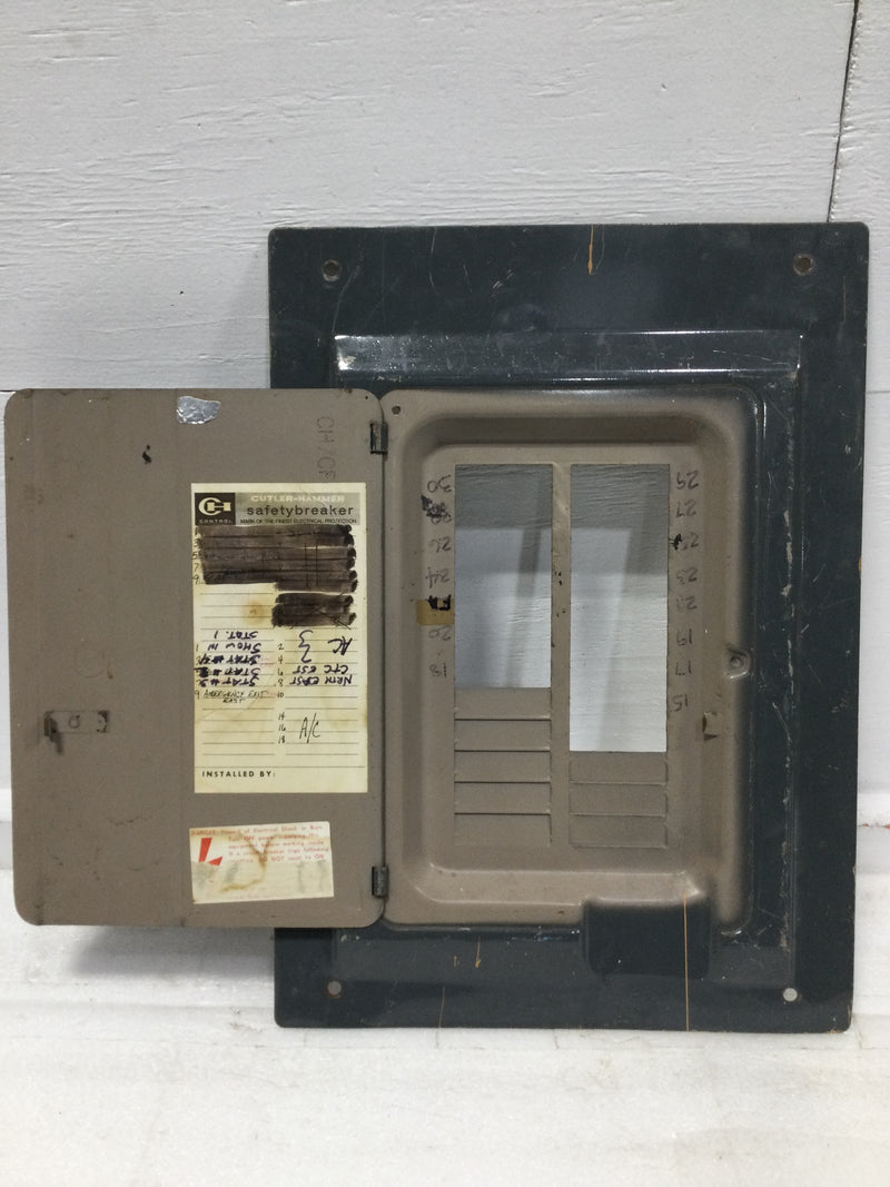 Cutler Hammer CH7CF 24 Space 120/240V Panel/Door Only 18 3/8" x 13 3/8"