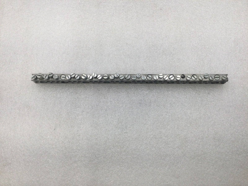 CMC SCB 1/0 35 Position 6-14 AWG Grounding Bar 10 1/2" x 7/8"