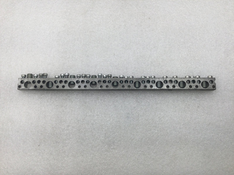 CMC SCB 1/0 35 Position 6-14 AWG Grounding Bar 10 1/2" x 7/8"