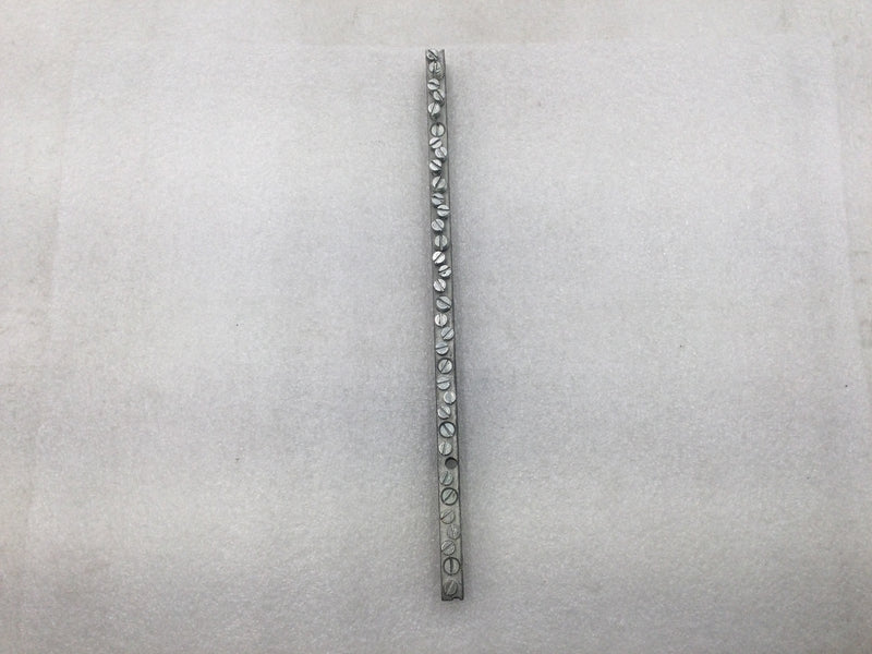 CMC SCB 1/0 35 Position 6-14 AWG Grounding Bar 10 1/2" x 7/8"