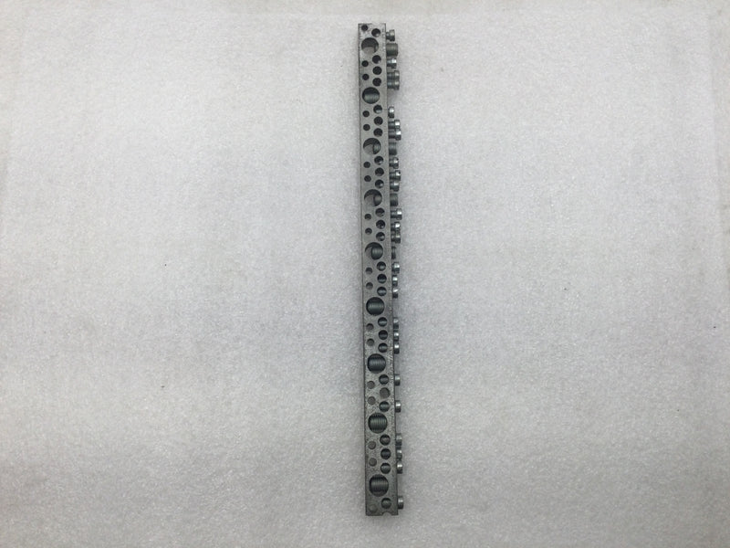 CMC SCB 1/0 35 Position 6-14 AWG Grounding Bar 10 1/2" x 7/8"