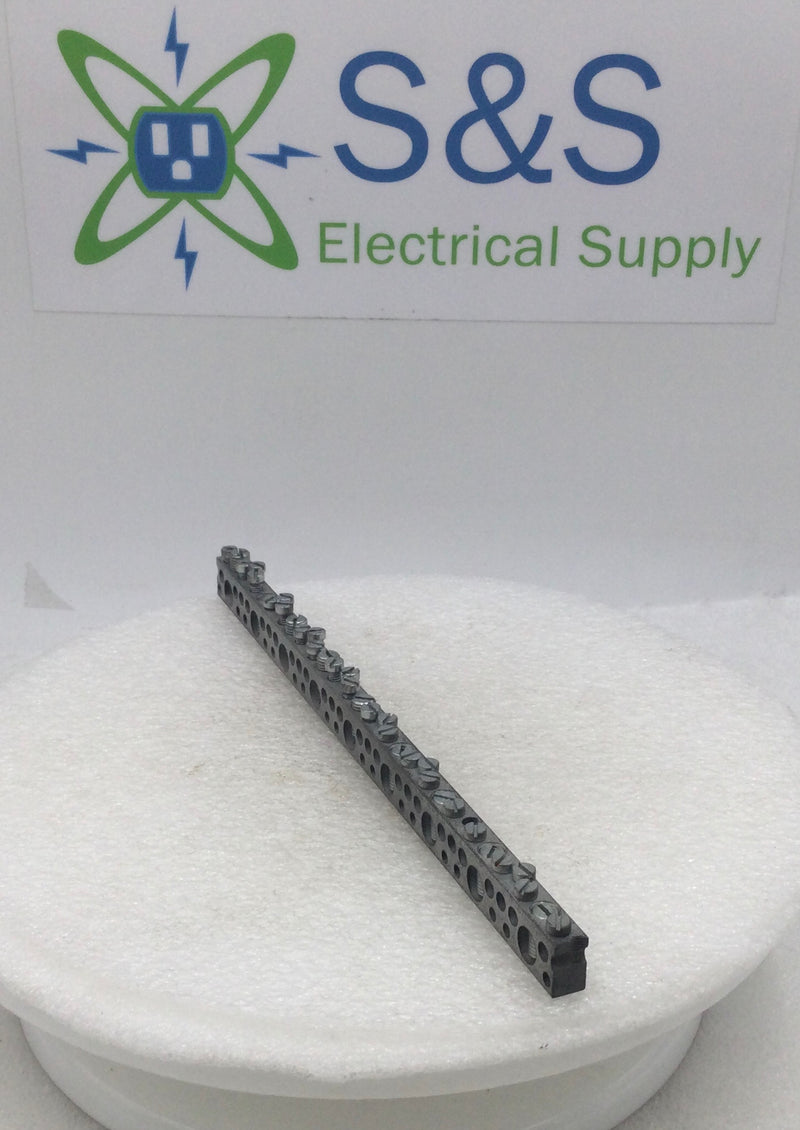 CMC SCB 1/0 35 Position 6-14 AWG Grounding Bar 10 1/2" x 7/8"