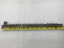 27 Position 4-14 AWG Grounding Bar w/Small Lug 13 1/2" x 1 3/8"
