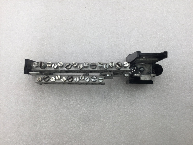 Crouse Hinds 26 Position Combo Neutral Isolated Grounding Bar 7 1/4" x 3"