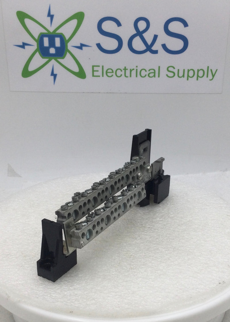 Crouse Hinds 34 Position Combo Neutral Isolated Grounding Bar 8 1/4" x 3"
