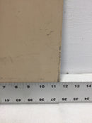 GE General Electric TLM612RCU 6 Space 120/240V Panel Cover Only 11 1/8" x 11 1/2"