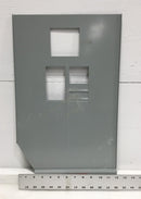 General Electric 150/200 Amp 8 Space Dead Front Only w/Main 21" x 12 1/4"