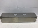 Ebox Electrical Box and Enclosures inc., Stainless Steel Type 12 Electrical Box with Ground 36" X 8" x 8"