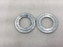 Reducing Washer (Lot Of 2) 2" To 1-1/4" Galvanized Steel Conduit