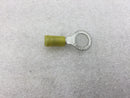 (New) Insulated Crimp Ring Terminal Connector, Yellow Pack C840-38 (Lot Of 50)