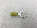 (New) Insulated Crimp Ring Terminal Connector, Yellow Pack C840-38 (Lot Of 50)