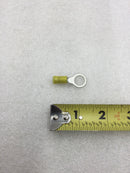 (New) Insulated Crimp Ring Terminal Connector, Yellow Pack C840-38 (Lot Of 50)
