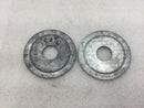 Reducing Washer (Lot Of 2) 2" To 1/2" Galvanized Steel Conduit