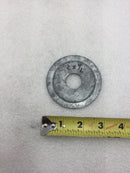 Reducing Washer (Lot Of 2) 2" To 1/2" Galvanized Steel Conduit