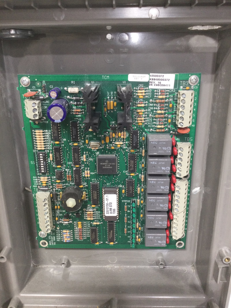 Trane Thermostat Control Module (TCM) 49500372 with 33510158 Control Board