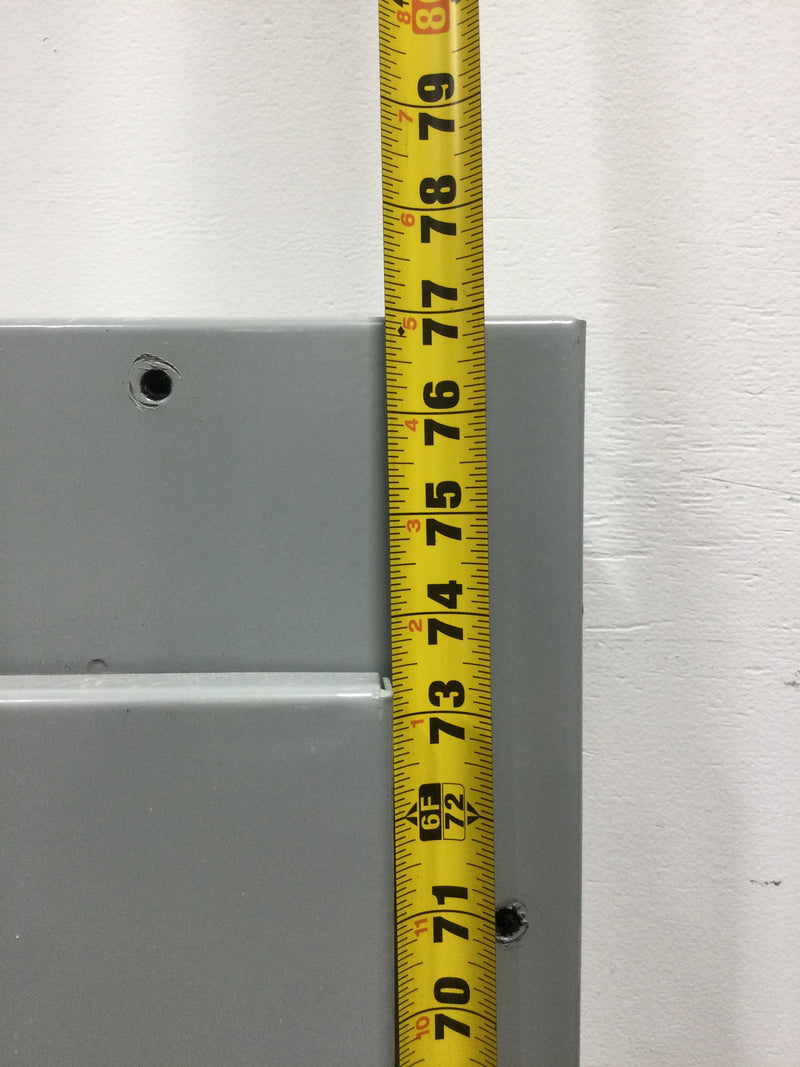 GE AQU3424RCX 400 Amp 208y/120v 3 Phase Panelboard 76-1/2" x 20" x 5-13/16"