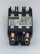 Square D 8910 DPA52 50Amp 600 VAC Max 2 Pole 120 VAC Coil Definite Purpose Contactor