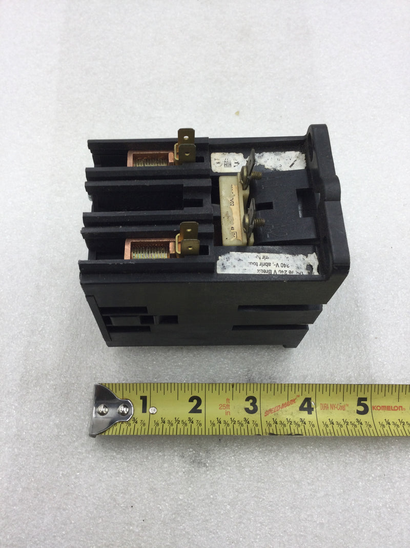 Square D 8910 DPA52 50Amp 600 VAC Max 2 Pole 120 VAC Coil Definite Purpose Contactor