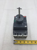 ABB SACE Tmax T2H 100 100 Amp 3 Pole 690V Circuit Breaker w/External Disconnect