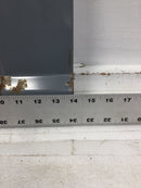 Square D QO816M250 250 Amp 8 Space 120/240V Dead Front Only w/Main 28 3/8" x 14"