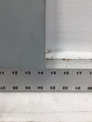 General Electric TSMR820CSFLFMG 200A 120/240V Meter Cover Only 13 1/4" x 14 3/8"