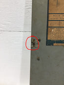 GE TM2020S/F 200A 20 Space 120/240V Cover/Door w/Main 27 1/8" x 12 3/4" - Flaw