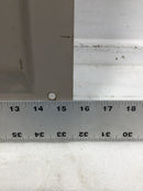 Eaton/Cutler Hammer 200 Amp 30 Space 120/240V Panel/Door w/Main 34" x 15 1/2"