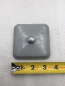 Milbank 7551 Meter Socket Closure Plate 3.5" X 3.5"