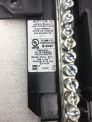 Square D HOM40M200RB 200 Amp 20 Space/40 Circuit 120/240 VAC Load Center Guts Only 9" X 26"