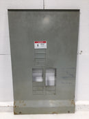 General Electric 12 Space 120/240V Dead Front Only w/Main 22 1/8" x 13 3/4"