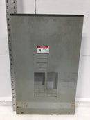 General Electric 12 Space 120/240V Dead Front Only w/Main 22 1/8" x 13 3/4"