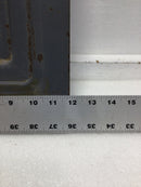 Square D 20 Space 120/240V Dead Front Only 24 7/8" x 11 7/8"