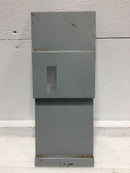 General Electric Disconnect Dead Front Only 17 1/4" x 6 7/8"