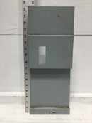 General Electric Disconnect Dead Front Only 17 1/4" x 6 7/8"